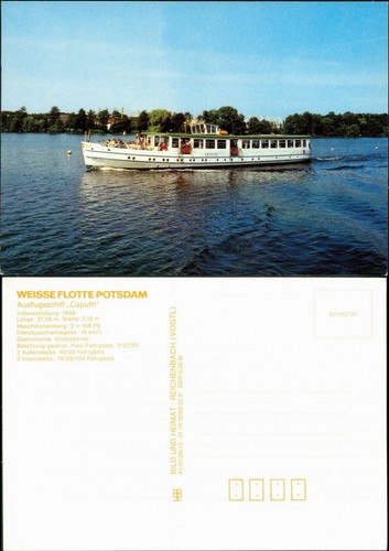 Ansichtskarte potsdam weiße - ansichtskarte,