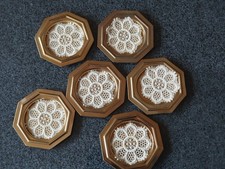 Untersetzer Messing 6 Stück inklusive kleiner Einleger um Schäder zu verhindern