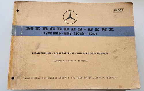 Originales teilebuch mercedes - teilebuch,