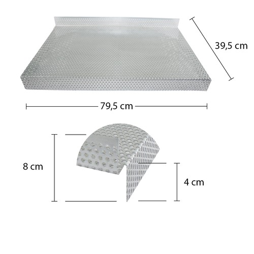 80x40cm kaminrost ascherost - 80x40cm,