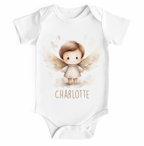 Baby body mit schutzengel - baby,