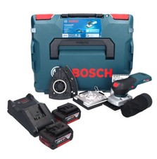 Bosch GSS 18V-13 Akku Schwingschleifer 18 V + 2x Akku 5 Ah + Ladegerät + L-BOXX