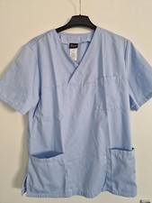 2x Arbeitskleidung Arztpraxis von 7 Days ; Gr. S ; hellblau ; kurzarm ; Kasak