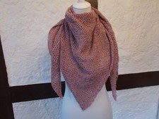 Schultertuch , leichtes Dreiecktuch, Stola, Schal Handarbeit