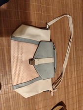 Handtasche, Mit Henkel, Ca  40x20, Rosa, Hellblau,Creme