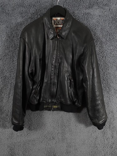 Vintage diesel lederjacke - diesel,