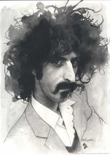 Aufkleber Frank Zappa by