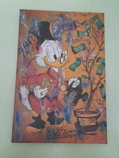 Kunstdruck Bild Pop Art Bild Dagobert Duck Walt Disney
