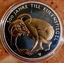 10 Euro BRD 2011 - 500 Jahre Till Eulenspiegel - teilvergoldet