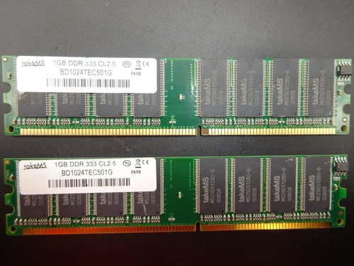 Takems 2gb ddr1 - (2x1gb),