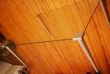 Tisch Wohnzimmertisch Couchtisch Glas Silber Modern mit Ablagefach Milchglas