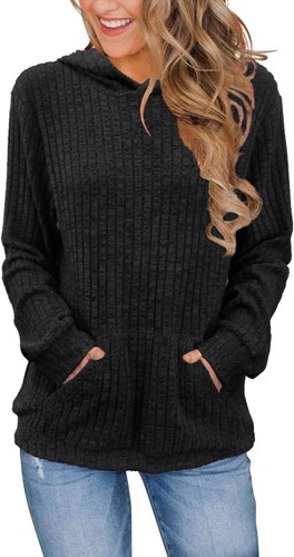 Damen kapuzenpullover strick - damen,