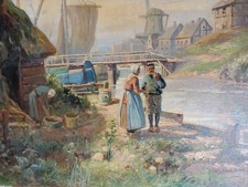 Ölgemälde Leinwand Ohne Rahmen Signiert H. RICHTER JOCHANSEN