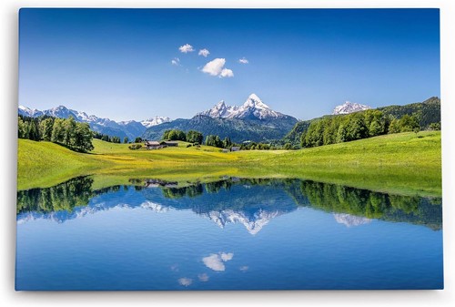 120x80cm wandbild alpen - 120x80cm,