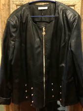 Schicke Kunstlederjacke