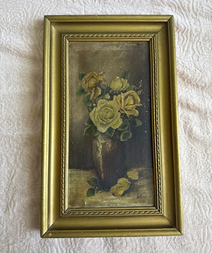 Gemälde stillleben rosen - e.m.,