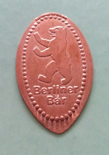 Elongated coins berliner bär - berliner,