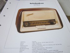 Radio Archiv Schaltplan 04 Telefunken Jubilate 6, 1955
