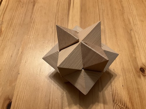 Holzpuzzle stern tlg - holzpuzzle,