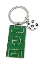 Schlüsselanhänger Tischfussball Spiel mit Fussball Metall Anhänger Charm
