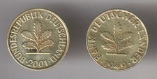 BRD & BDL 10 Pfennig "J"