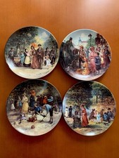 Berlin Design Porzellan 4 Sammelteller Wandteller signiert D. Nitschke Neu OVP