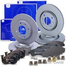ATE BREMSSCHEIBEN + BELÄGE VORNE+HINTEN FÜR PEUGEOT 206 CC 1.4 1.6 2.0 00-05