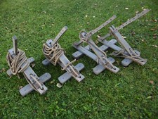 Schieferbock Besengerüst Dachdeckerstuhl vintage Schieferbock Dachstuhl Dachbock