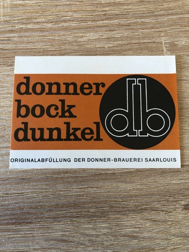 Bieretikett donnerbrauerei - bieretikett,