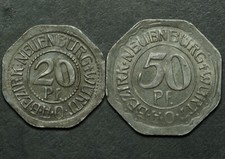 NOTGELD: 20 & 50 Pfennig 1918