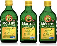 3x Möllers Omega 3 Zitrone