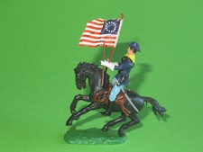 Elastolin Hausser Western Steckfiguren Nordstaatler  Reiter