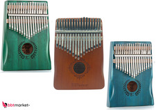 Kalimba 17 Tasten Daumenklavier aus Holz – Handgemachtes Finger Piano 🎵 🎵 🎵
