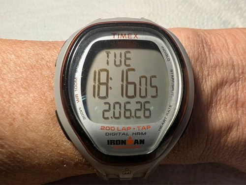 Timex ironman 200 lap tap - timex, wr