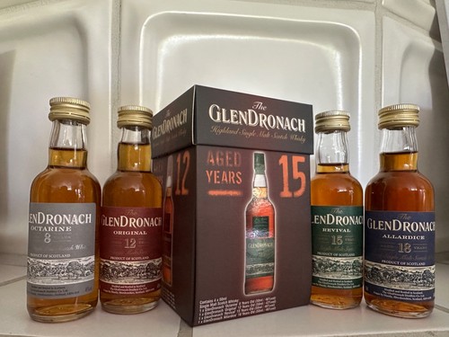 Glendronach miniatur 8 - 4x,