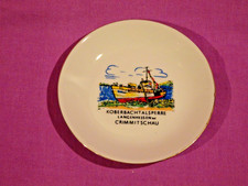 kl. Teller  :  Koberbachtalsperre bei Crimmitschau - Andenken  ca. 1970 - Kahla