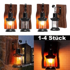 1/4x Retro Vintage Wandleuchte