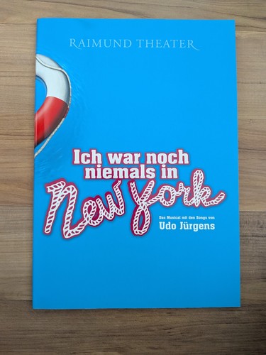 Musical programmheft ich war - musical,