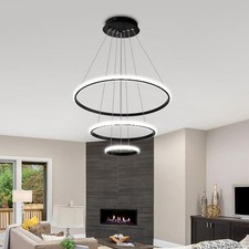 Moderne LED Deckenleuchte Dimmbar Pendelleuchte Deckenlampe Wohnzimmer