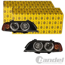 2x HELLA HALOGEN SCHEINWERFER SATZ passend für BMW 5er LINKS+RECHTS