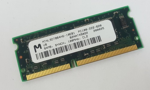 Micron 64mb pc100 ram - pc100, sd-ram