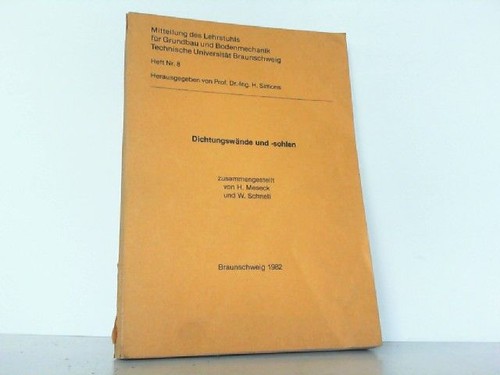Heft dichtungswände - heft, 8