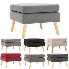 Sitzhocker Fußhocker Stoff