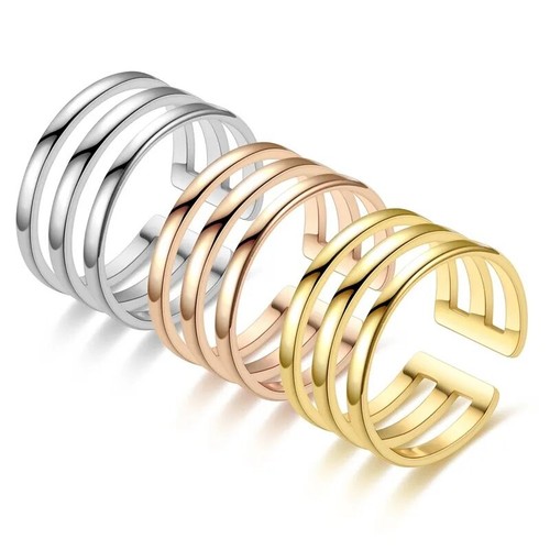Damen ring mehrreihig breit - ring,