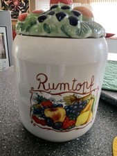 RUMTOPF mit Deckel, ca. 4 l, Steingut