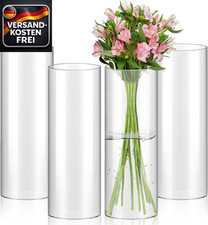 Große Glasvase für Blumen