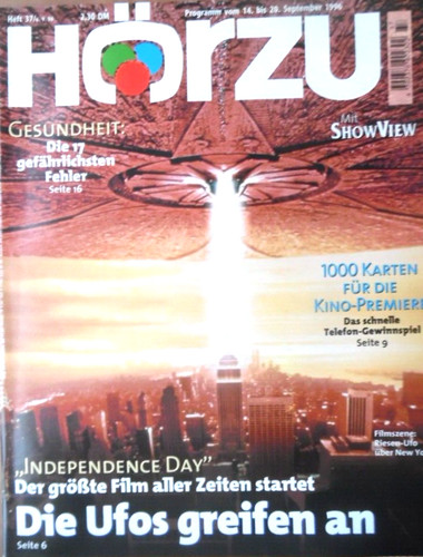 Hörzu 1996 20 9 - hÖrzu, tv