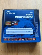 Skymaster DX 7 TV-Receiver, SAT-Receiver, silber, gebraucht, guter Zustand
