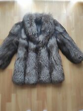 Kanadische Silberfuchs Pelzmantel M
