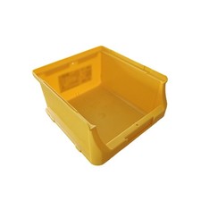 ALLIT Sichtlagerbox gelb - Größe 2B - 137x160x137x82mm - gebraucht
